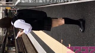 Chikan desire cunt with mouth who was able to take a front