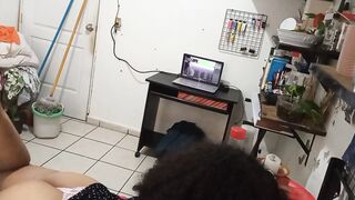 Older Cougar Cleaning Her Room three