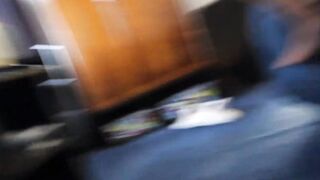 He caught me masturbating while we were watching cartoons -