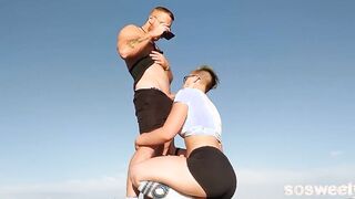 Fucking on the mountain.Public.Sosweetyfuck