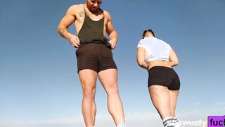Fucking on the mountain.Public.Sosweetyfuck
