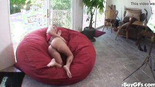 Big Titted bald solo ho touches her cunt