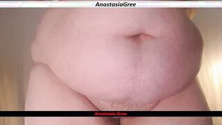Thick webmodel with long belly sexy Goddess