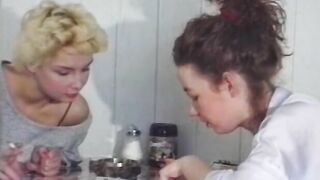 Vulgar goddess likes it when she gets her soak twat juicy snatch