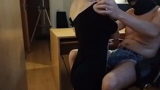 Fast, Rough Sex after Work inside my Office - long juicy butt women