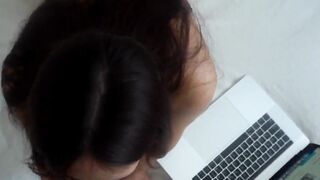 Goddess meets her BF from work with a goddess fellatio