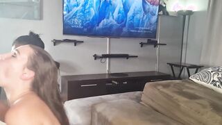 Repeatedly sucking off my white friend's bf's dick each time it