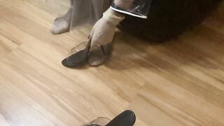 Clear LATEX Clear Heels Bdsm