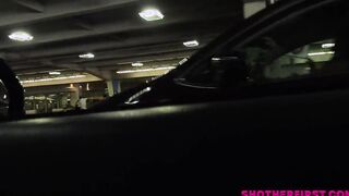 Super Sexy Angel Flew Cross country for her first porn clip