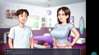 SUMMERTIME SAGA #46 • Cheerleader comparing their voluptous tits