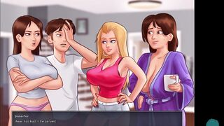 SUMMERTIME SAGA #46 • Cheerleader comparing their voluptous tits