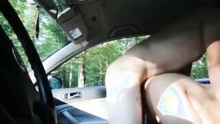 Doggy banged with stranger
