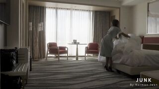 Married Housekeeper Fucks Hotel Guest And Gets Facial