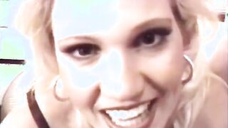 Super Sexy blonde gets bent over and banged! rough from the rear