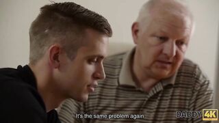 DADDY4K. Experienced bro creampies sons GF after unplanned sex