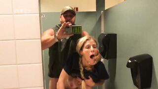 Boss Visits The Beauty Nurse inside Hospital's Toilet