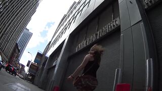 Windy upskirt