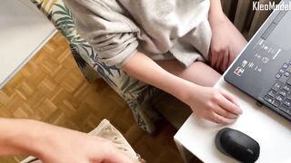 Fucking Sex porn video – Fucking my ex-wife on the table and cumming into. KleoModel