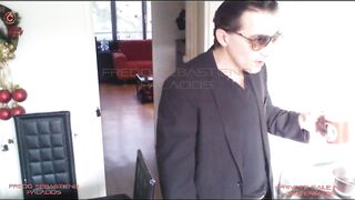 MILF alone fucking his roommate offer his huge butt and