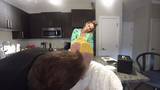 Lusty Step Son Licks My Sweet Sweaty Nylon Soles! (FULL
