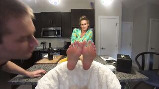 Lusty Step Son Licks My Sweet Sweaty Nylon Soles! (FULL