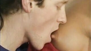 Stepmom gets licked and penetrated till she jizzes