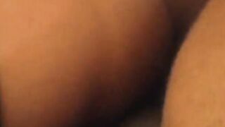 African Hottie with nice hooters riding a rough thick penis after a head