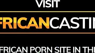 Black Amateur Hoe on Hardcore Interracial Anal Try Outs