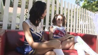 Cutie dyke sits on her mistress's face making her eat cunt