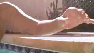 Amateur Lovers Video Themselves Cutie By The pool experience