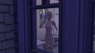 Flat Chested 18 Yo Meets The Robbers (Promo) | The Sims/
