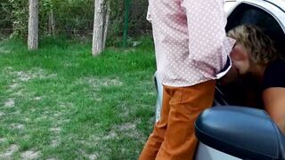 My Wifey's First Dogging Inside Outside Park