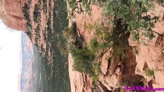 Turned On hiking with TheFoxxxLife