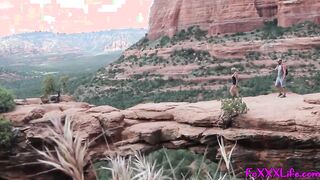Turned On hiking with TheFoxxxLife