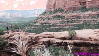 Turned On hiking with TheFoxxxLife
