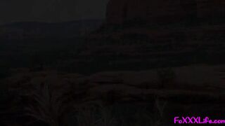 Turned On hiking with TheFoxxxLife