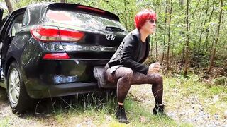 Freaky Milf Pounded the Towbar & Fellatio at the Same Time!!