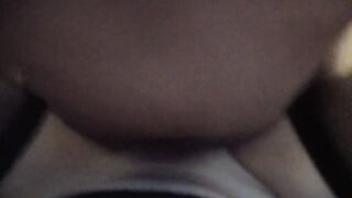 point of view - rough missionary and cowgirl fucked, juicy booty blonde