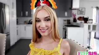 Petite 18 stepsister Jazmin Luv going through a fase on