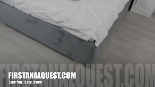 Sata Jones Barely Survives Raw Anal Gaping Plowed