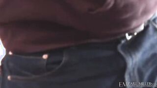 Long Boobed Dark Haired Diva Lanny Barbie Gets Her Muff And