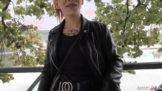 GERMAN SCOUT - EYE ROLLING ORGASM SEX FOR RED HEAD BITCH