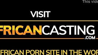 Black Amateur Drinking White Man's Cum to Got Hired