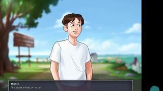 SUMMERTIME SAGA #50 • Impregnating a amazing dark haired 18