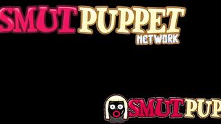 Smut Puppet - Tongue Flicking a Shaved 18 Year Old Vagina Compilation
