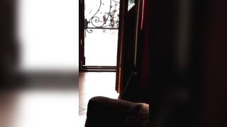 Hotcple69 Sex with Bae cunt with mouth on window