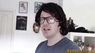 Brit bimbo blows off leeds dude into first porno
