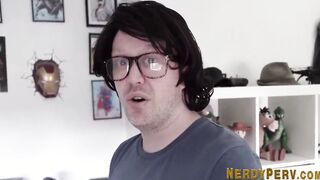 Brit bimbo blows off leeds dude into first porno