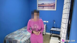 Caught by roommate sucking off a african penis into her bedroom!!