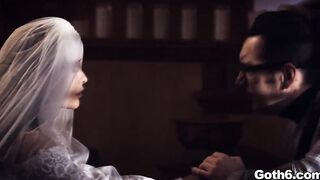 Mick Blue and Zac Wild feeds Joanna Angel's hungry mouth